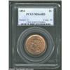 Image 1 : 1853 1C MS64 Red PCGS. N-25, R.1. The base of the 1 in the date is lightly repunched. Radiant gold c