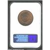 Image 2 : 1854 1C MS66 Red and Brown NGC. Nearly fully lustrous with a frosty textured sheen, the surfaces are