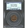 Image 1 : 1857 1C MS64 PCGS. This is a sharply struck and carefully preserved near-Gem, with appealing red-bro
