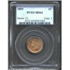 Image 1 : 1859 1C MS64 PCGS. Lustrous golden-tan patina with some peripheral softness. Close examination revea