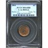 Image 1 : 1864 1C L On Ribbon MS64 Red and Brown PCGS. Snow-12, 'scarce.' Gold and lilac hues intermingle. A n