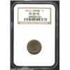 Image 1 : 1864 1C L On Ribbon MS65 Red and Brown NGC. Beautiful and even light brown surfaces shimmer with sat