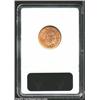 Image 2 : 1865 1C Fancy 5 MS62 Red and Brown ANACS. The radiant gold color approaches a full Red designation,.