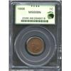 Image 1 : 1866 1C MS66 Brown PCGS. Eagle Eye Photo Seal. A boldly struck and virtually pristine Gem that despi