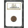 Image 1 : 1868 1C MS64 Red and Brown NGC. The obverse displays lots of original red color, the reverse, less..