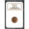 Image 1 : 1873 1C Open 3 MS65 Red and Brown NGC. Substantial remaining mint red color with bold definition. Li