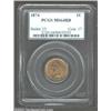 Image 1 : 1874 1C MS64 Red PCGS. Attractive orange-red color with very clean surfaces and a smattering of insi