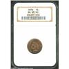 Image 1 : 1876 1C MS65 Red NGC. Although overshadowed by the following delivery in the Indian Cent series, the