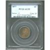 Image 1 : 1877 1C AU55 PCGS. A great collector coin with just the lightest bit of wear over the highest points