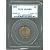 Image 1 : 1881 1C MS64 Red PCGS. Full red with golden accents and flashy luster. Acceptably struck with no rea