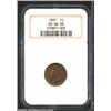 Image 1 : 1887 1C MS66 Red and Brown NGC. The rich copper-gold color is only slightly too deep to merit a Red.