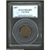 Image 1 : 1897 1C 1 in Neck MS63 Brown PCGS. FS-11.5, Snow-1. A popular misplaced date variety which has the l