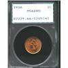 Image 1 : 1906 1C MS66 Red PCGS. A nicely struck Gem that has powerful cartwheel luster and unabraded surfaces