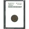 Image 1 : 1908-S 1C--Corroded--ANACS. AU Details, Net XF45. Deeply toned at the borders, with hints of lighter