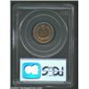 Image 2 : 1861 1C PR64 PCGS. The otherwise honey-gold surfaces reveal flickers of pale lilac iridescence at ce