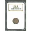 Image 1 : 1873 1C Closed 3 PR64 Red and Brown NGC. A needle-sharp near-Gem with honey-gold color that is only.