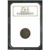 Image 1 : 1877 1C PR66 Red and Brown NGC. The reverse die used to strike this example is the "Bulged T" revers