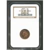 Image 1 : 1877 1C PR65 Cameo NGC. The 1877 is more available than the dates from the 1860s, but it is still a.