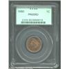 Image 1 : 1880 1C PR65 Red PCGS. Light golden-red color with pinpoint sharpness to the devices and a touch of.