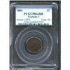 Image 1 : 1886 1C Type One PR64 Red and Brown PCGS. Orange-gold, sea-green, and rose-violet colors appear when