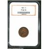 Image 1 : 1893 1C PR66 Red NGC. The surfaces reveal rich orange-red color when the Cent is tilted under a ligh