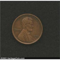 1909-S VDB 1C VF30 Uncertified. Close to XF quality, with a subtle glossiness and scattered, light s