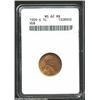 Image 1 : 1909-S VDB 1C MS62 Red and Brown ANACS. Wholly original with a subtle woodgrain effect and scattered