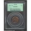 Image 1 : 1914-S 1C MS64 Red and Brown PCGS. Sharply struck and carefully preserved, the satiny surfaces are s