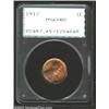 Image 1 : 1917 1C MS65 Red PCGS. A flaming red Gem, well struck with full gleaming luster. There is a noticeab