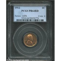 1912 1C PR64 Red PCGS. While the 1909 VDB and 1916 are scarcer in an absolute sense, the 1912 is the