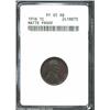Image 1 : 1916 1C PR65 Red and Brown ANACS. The fields have deep rose-violet patina, while the devices possess