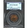 Image 1 : 1865 2C PR64 Red PCGS. Fiery-red patina with fully brought up devices and deeply mirrored fields. On