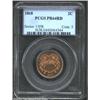 Image 1 : 1868 2C PR64 Red PCGS. Well defined with golden patina and a few minor spots that prevent a higher g