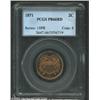 Image 1 : 1871 2C PR66 Red PCGS. This later issue proof is significant because of the pronounced lack of busin