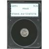 Image 1 : 1851 3CS MS64 PCGS. Both sides are exceptionally smooth even for the MS64 level of preservation. The