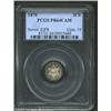 Image 1 : 1870 3CS PR64 Cameo PCGS. A well struck and deeply mirrored specimen that has good contrast and attr