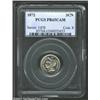 Image 1 : 1872 3CN PR65 Cameo PCGS. The obverse is brilliant, while the reverse has blushes of apricot and ste