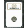 Image 1 : 1873 3CN Closed 3 PR64 NGC. Fully-struck and reflective, with light gold toning. Some shallow marks.