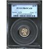 Image 1 : 1877 3CN PR65 Cameo PCGS. This untoned example is nicely mirrored in the fields and displays sharply