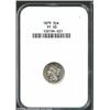 Image 1 : 1879 3CN PR65 NGC. A lower mintage issue, this proof variant is attractively toned in overlapping sw