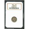 Image 1 : 1883 3CN PR65 NGC. Beautiful and mark-free surfaces are shaded golden rose. Boldly struck with loads