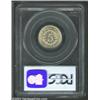 Image 2 : 1866 5C Rays MS64 PCGS. This smooth, golden-gray example has the look of a full Gem grade. There are