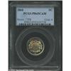 Image 1 : 1868 5C PR65 Cameo PCGS. The obverse carries a slight bronze tone that is a bit heavier on the rever