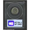Image 2 : 1874 5C PR64 Cameo PCGS. A lightly toned near-Gem that has pleasing white on black contrast. Well st