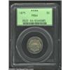 Image 1 : 1875 5C PR64 PCGS. This near-Gem is fully detailed, with reflective surfaces which display vivid und