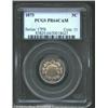 Image 1 : 1875 5C PR64 Cameo PCGS. Both sides have faint tan-gold patina. An exquisitely struck near-Gem with.