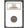 Image 1 : 1880 5C PR66 NGC. The second 8 in the date is repunched within the loops. A crisply struck Gem with.
