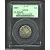 Image 1 : 1883 5C No Cents MS66 PCGS. A well struck, lightly-toned example of this unique first year type coin