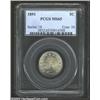 Image 1 : 1891 5C MS65 PCGS. A highly attractive Gem, very well struck and displaying scintillating luster. A.