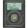Image 1 : 1883 5C No Cents PR65 PCGS. A solid Gem, this specimen is well struck with moderately reflective fie